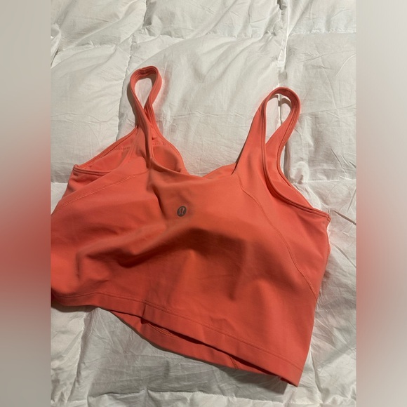 2 lululemon halter table tops with built in bra. - Picture 2 of 5